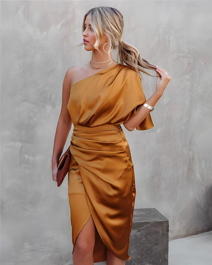 Serena – Zijde Luxe Avondjurk