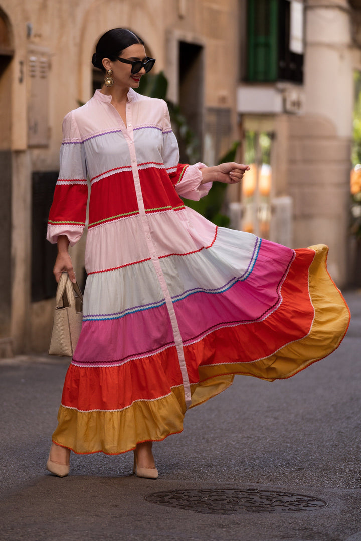 Aurélie – Multicolor Maxi Jurk