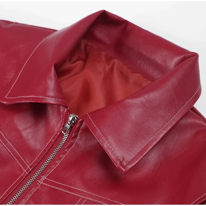 Novaro – Leather Bomber Jacket