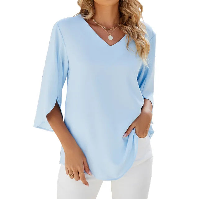 Lotte – Lichtgewicht Blouse met Elegante Pasvorm