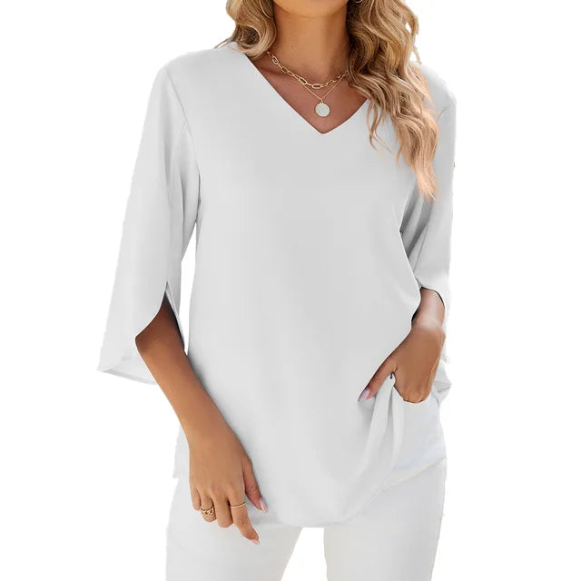 Lotte – Lichtgewicht Blouse met Elegante Pasvorm