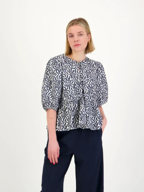 Mira – Dierenprint Blouse