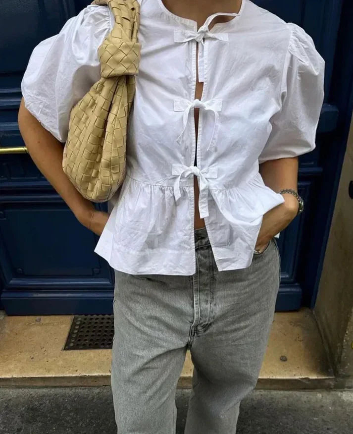 Mira – Dierenprint Blouse