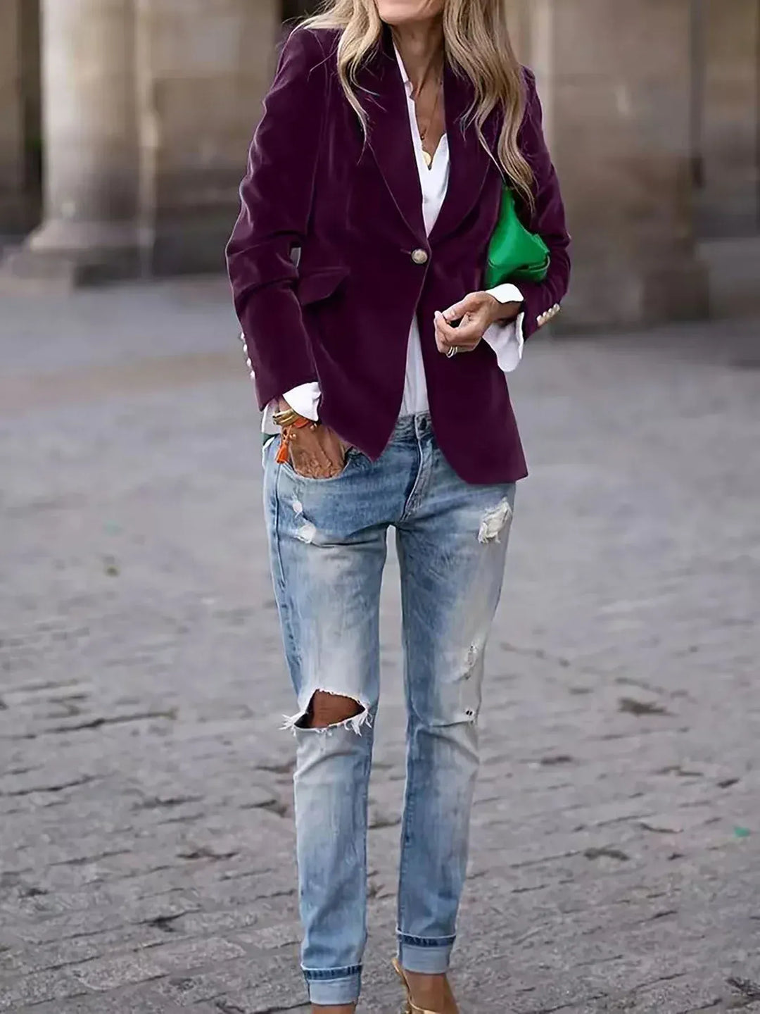 Celeste – Fluwelen Blazer
