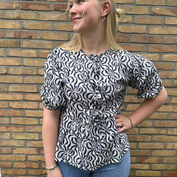 Mira – Dierenprint Blouse