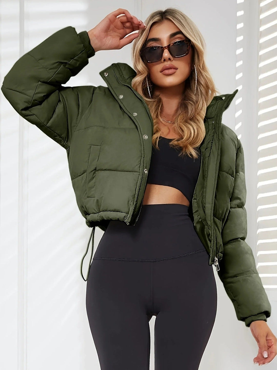 Fiene – Cropped Pufferjas