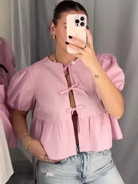 Mira – Dierenprint Blouse