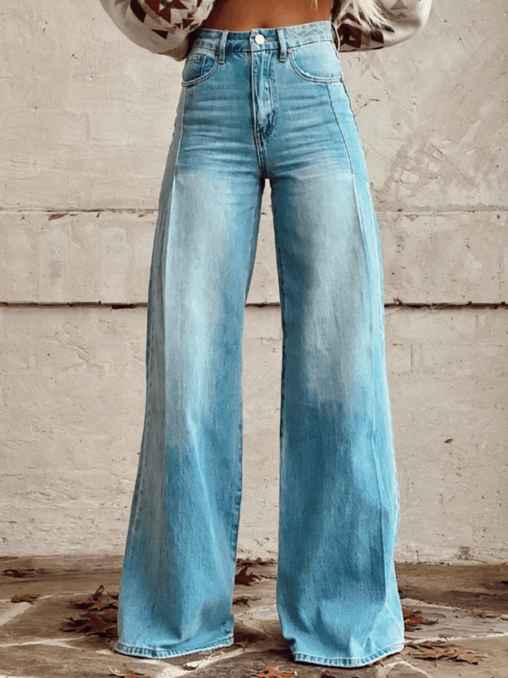 Kaat – Retro flared damesbroek