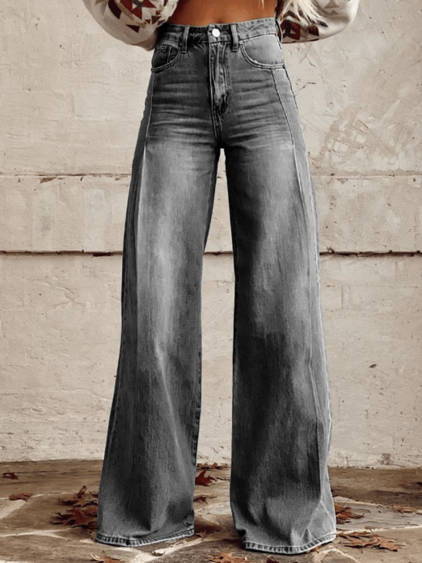 Kaat – Retro flared damesbroek