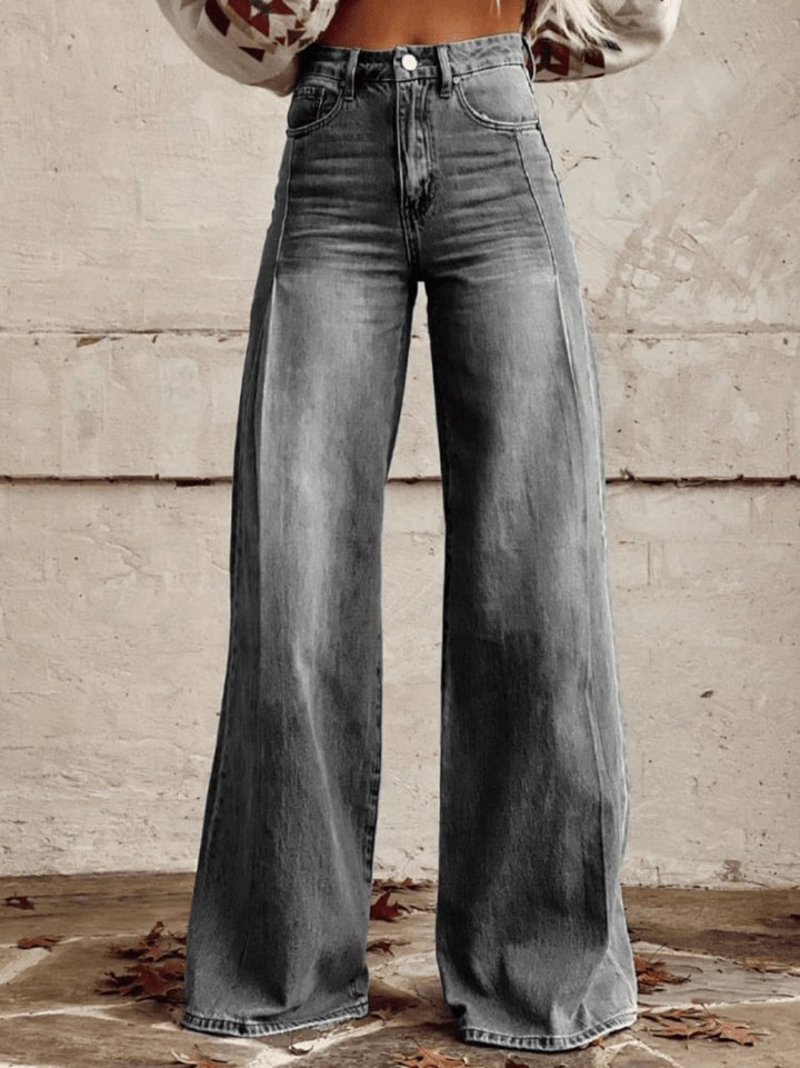 Kaat – Retro flared damesbroek