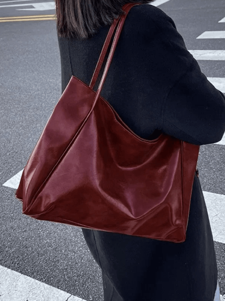 Lianne – Grote Leren Schoudertas