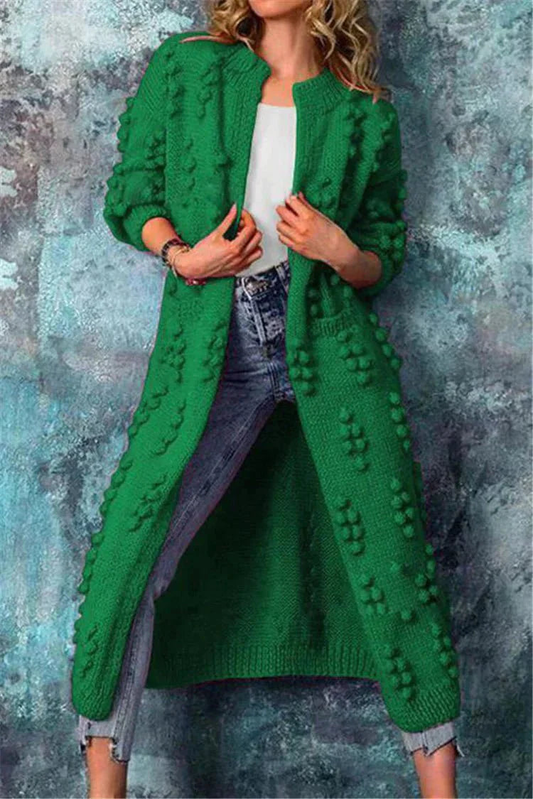 Marit – Lang Gebreid Vest
