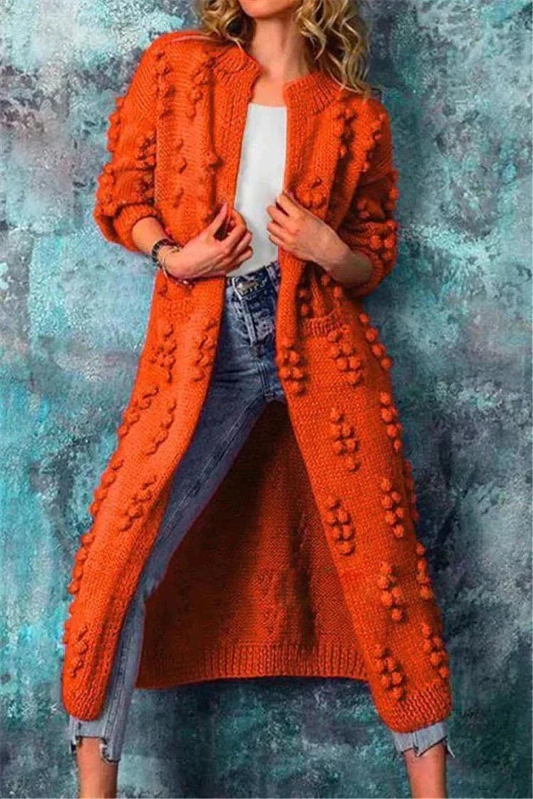 Marit – Lang Gebreid Vest