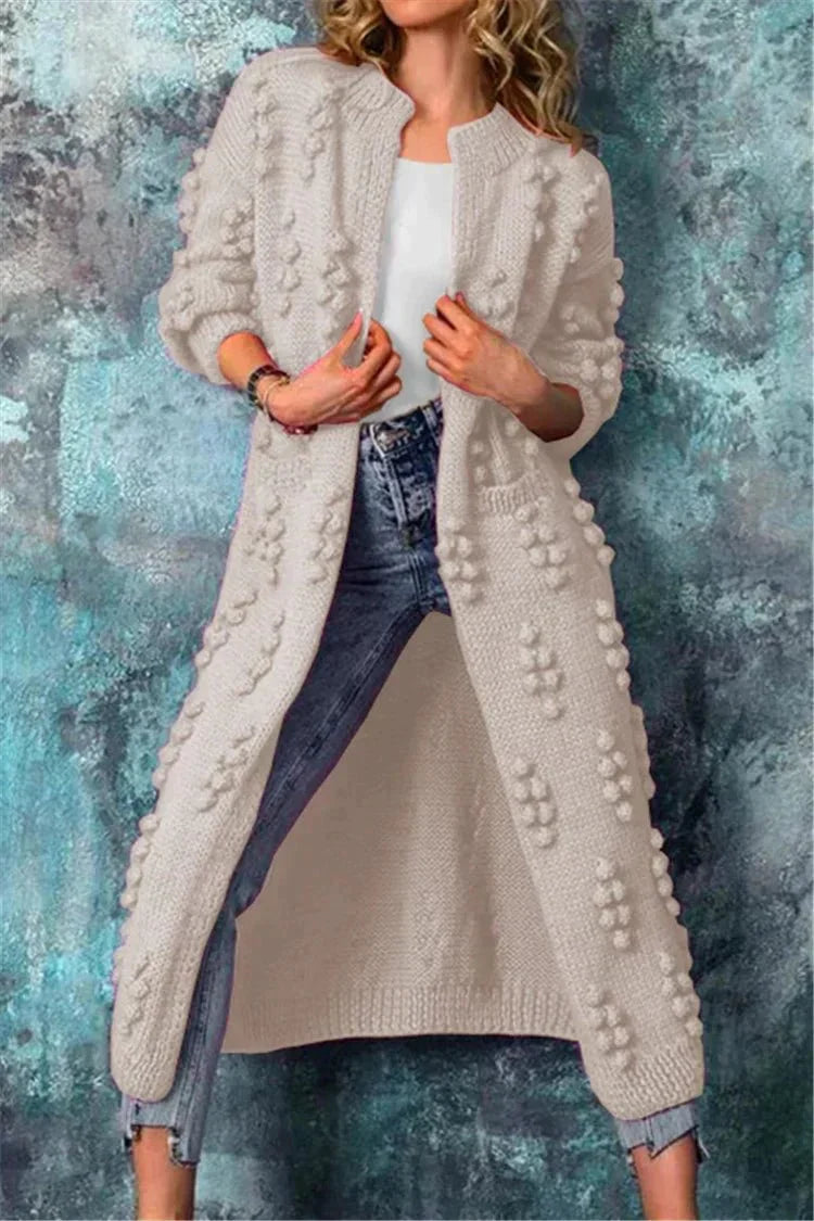 Marit – Lang Gebreid Vest