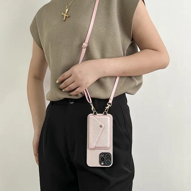 Elina – Leren Crossbody Hoesje