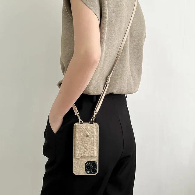 Elina – Leren Crossbody Hoesje