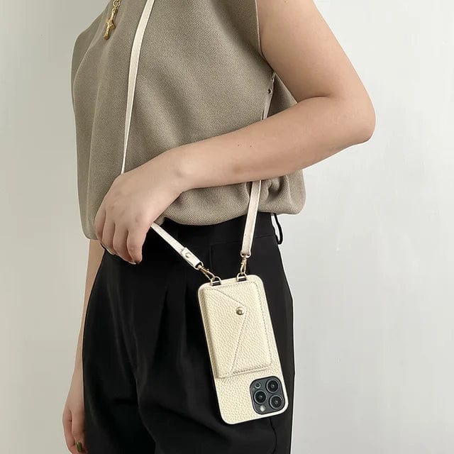 Elina – Leren Crossbody Hoesje
