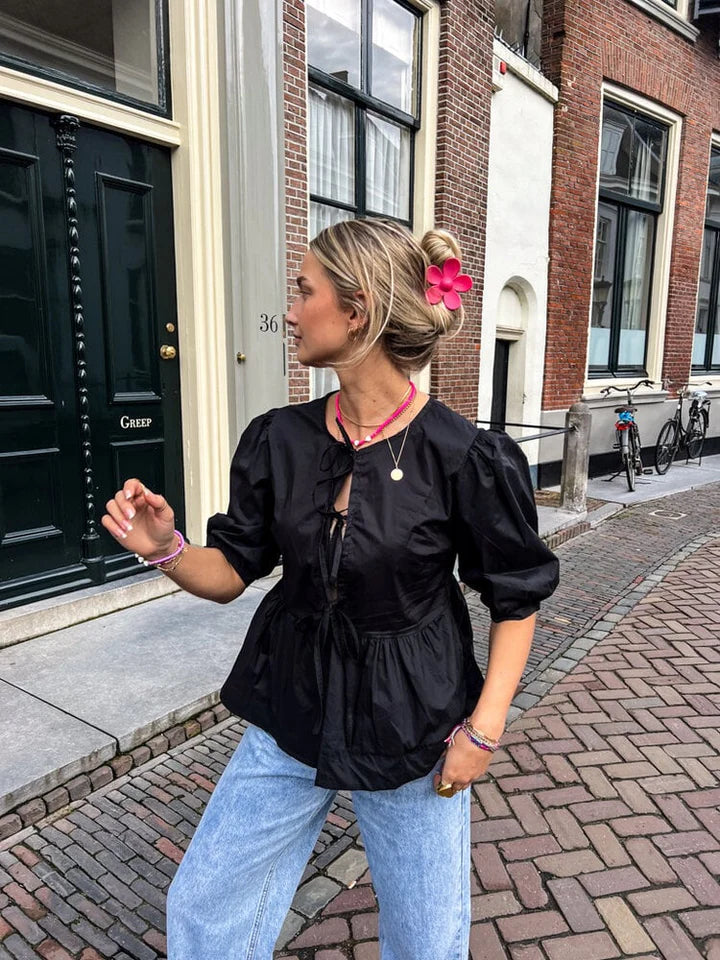 Mira – Dierenprint Blouse