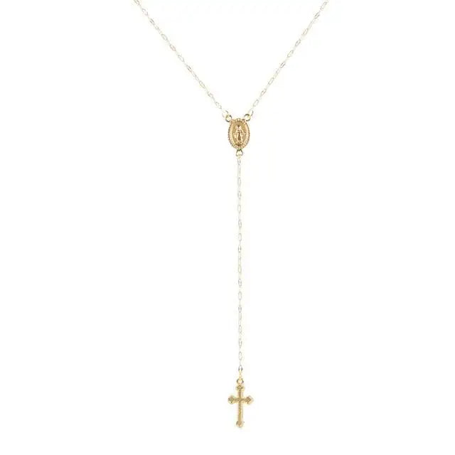 Saskia – Elegante Rozenkrans Ketting