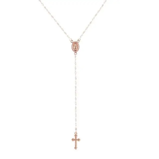 Saskia – Elegante Rozenkrans Ketting