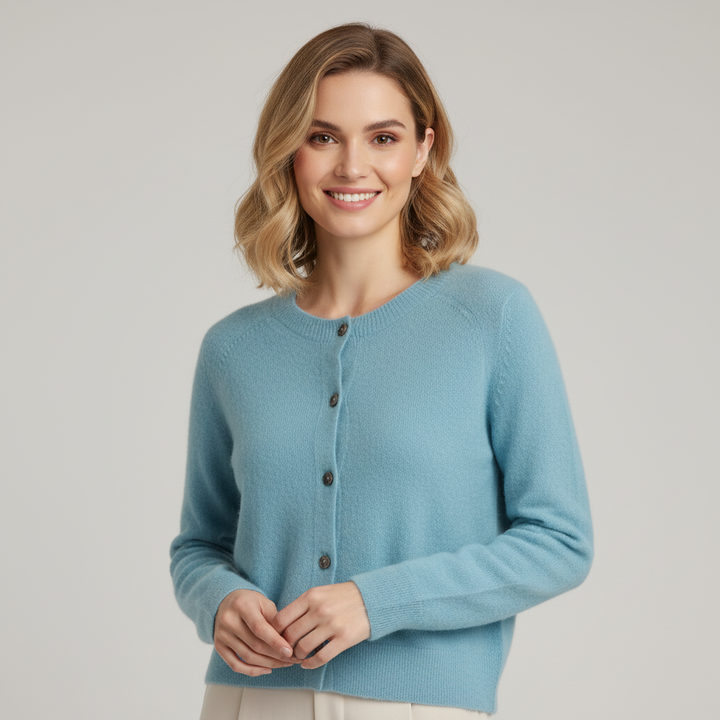 Lidy – Zacht damesvest met ronde hals