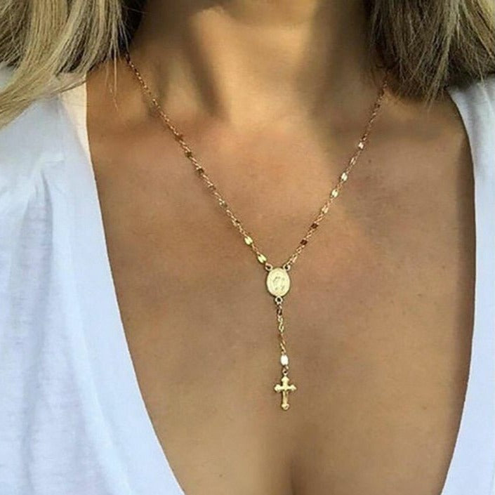 Saskia – Elegante Rozenkrans Ketting
