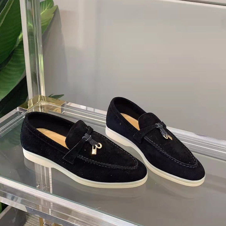 Chantal– Suède Dames Loafers
