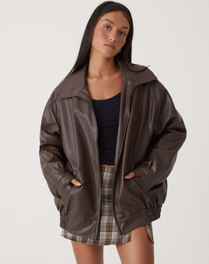 Maverick – Oversized Leren Jasje